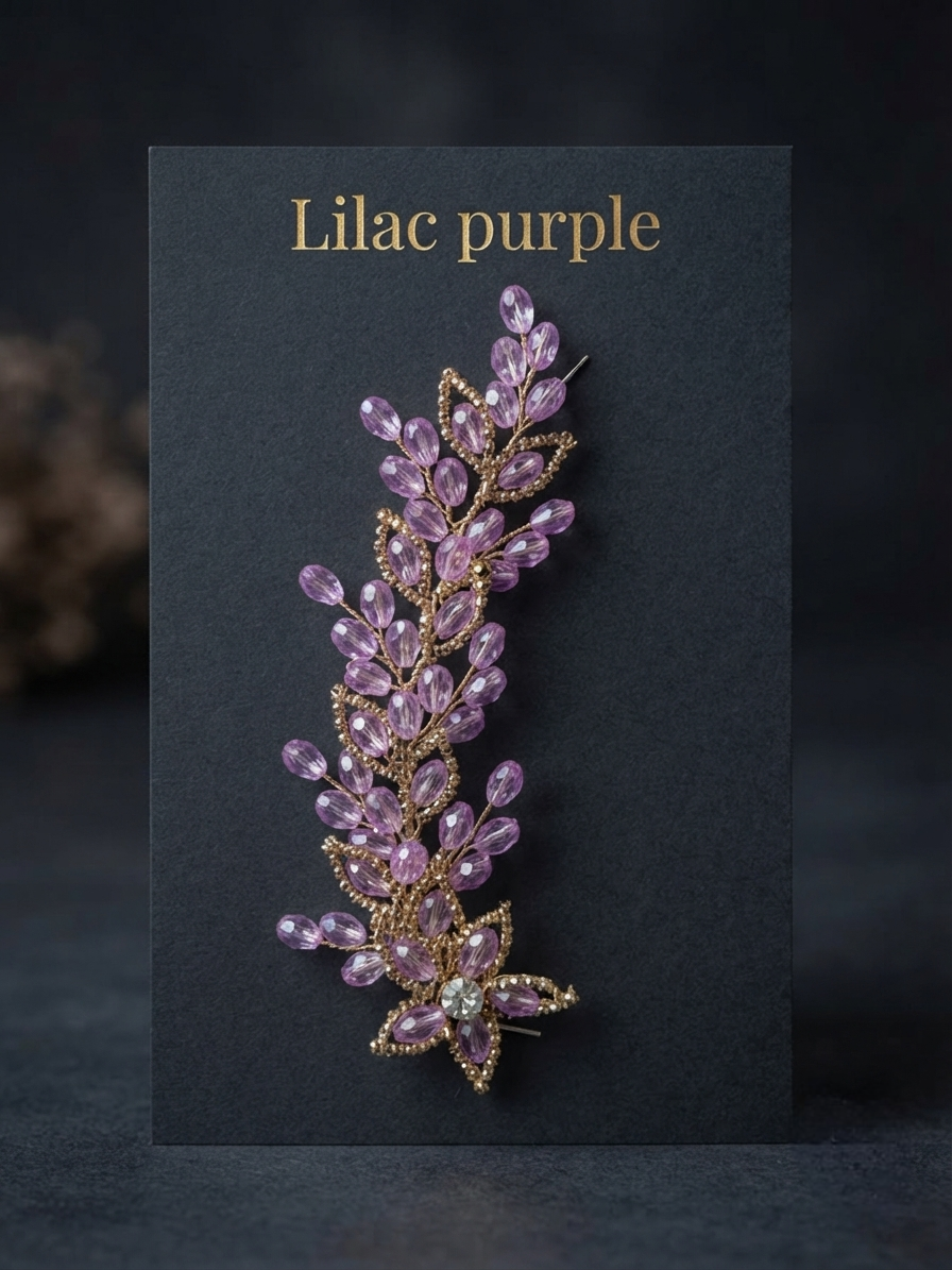 Exquisite Crystal & Floral Branch Hair Vine hair veni