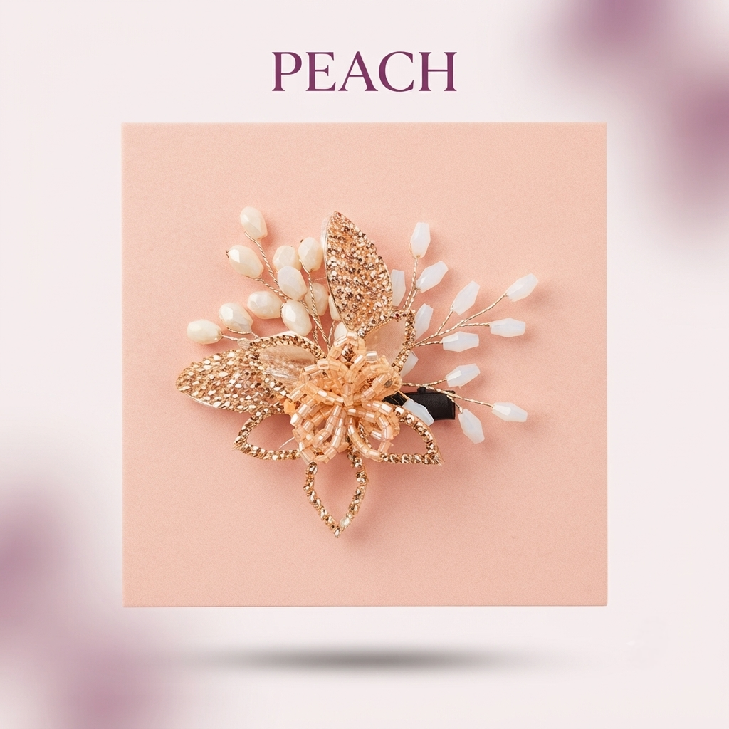 Enchanted Blossom Crystal Hair Clip hair accessories