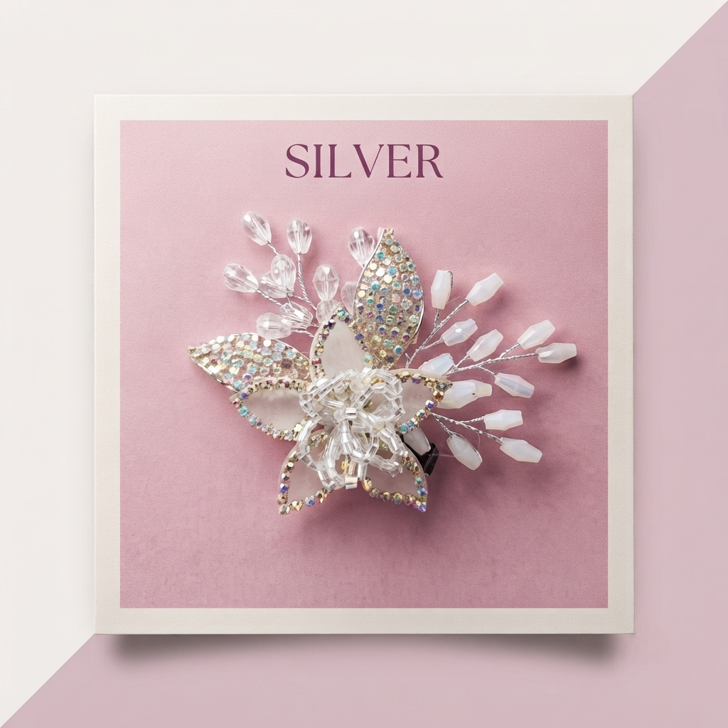 Enchanted Blossom Crystal Hair Clip hair accessories