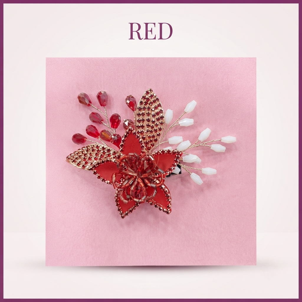 Enchanted Blossom Crystal Hair Clip hair accessories