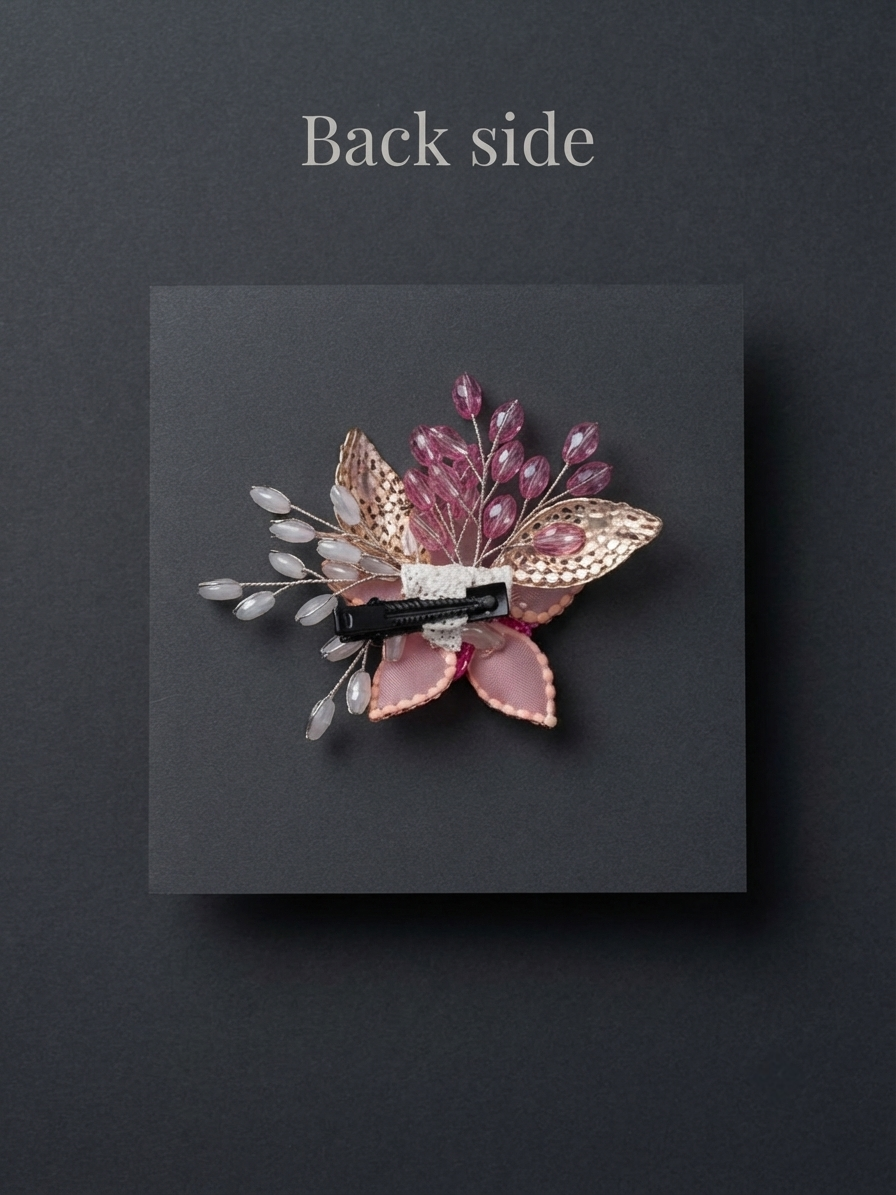 Enchanted Blossom Crystal Hair Clip hair accessories