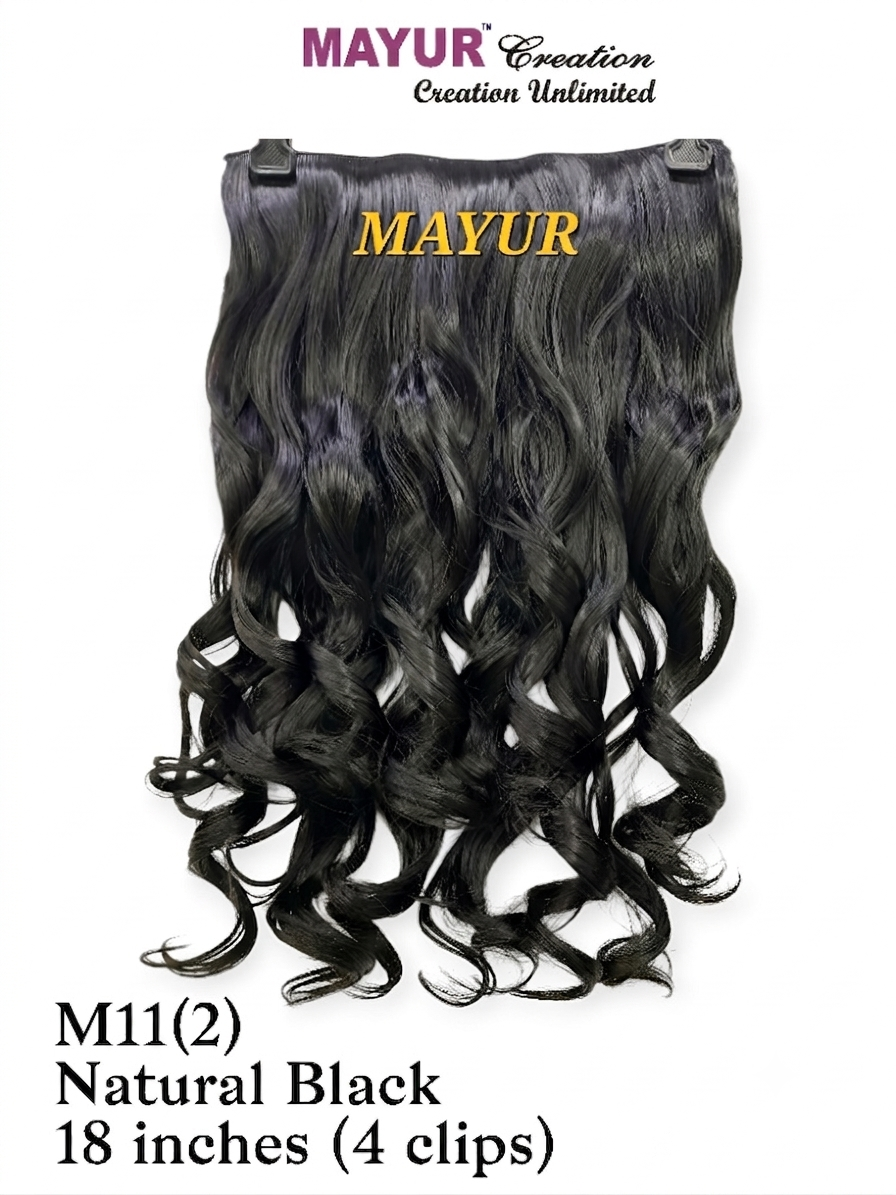 M11 (18 Inches) 4 Clips Premium Synthetic Hair Extension