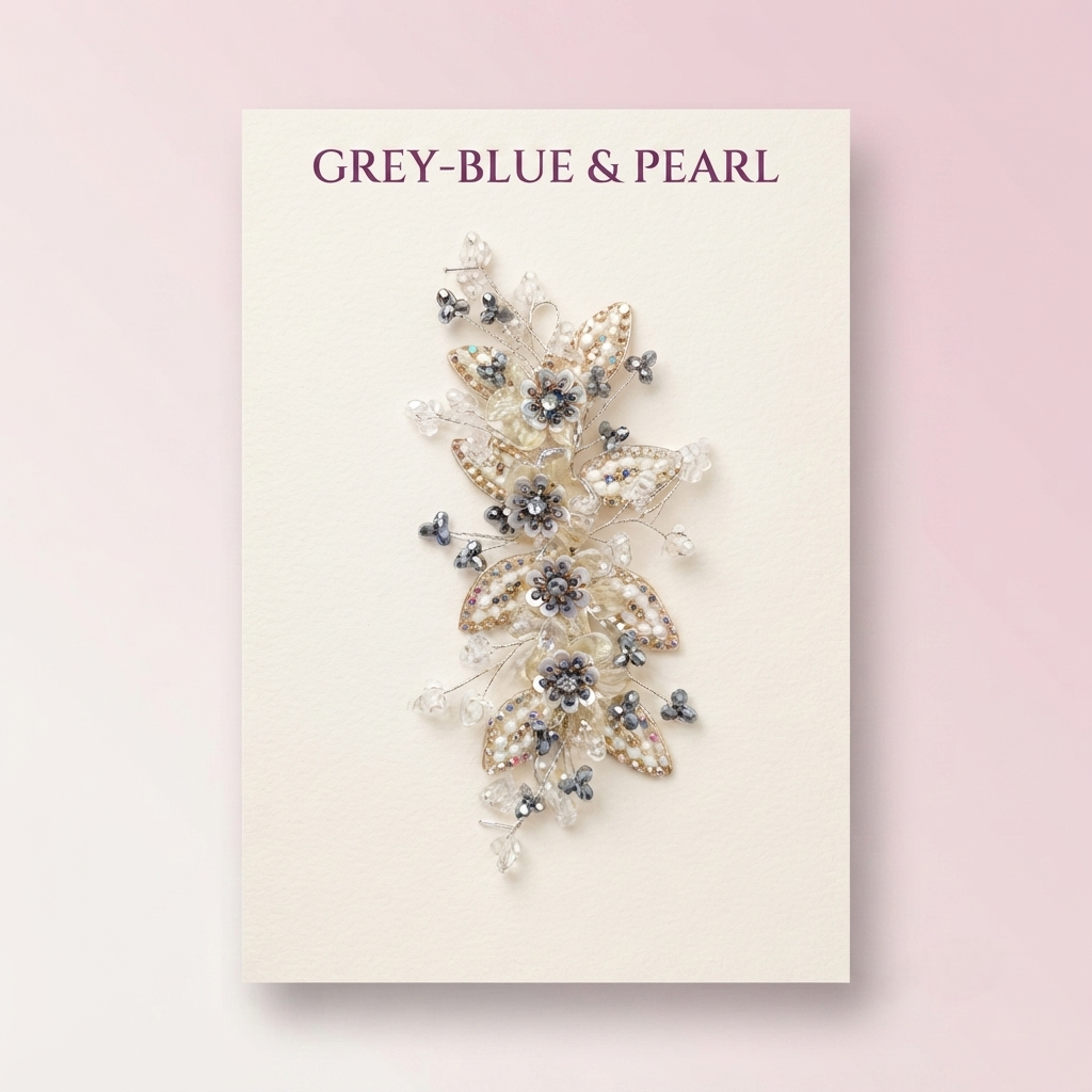 Hair veni Ethereal Blossom Crystal & Pearl Hair Vine