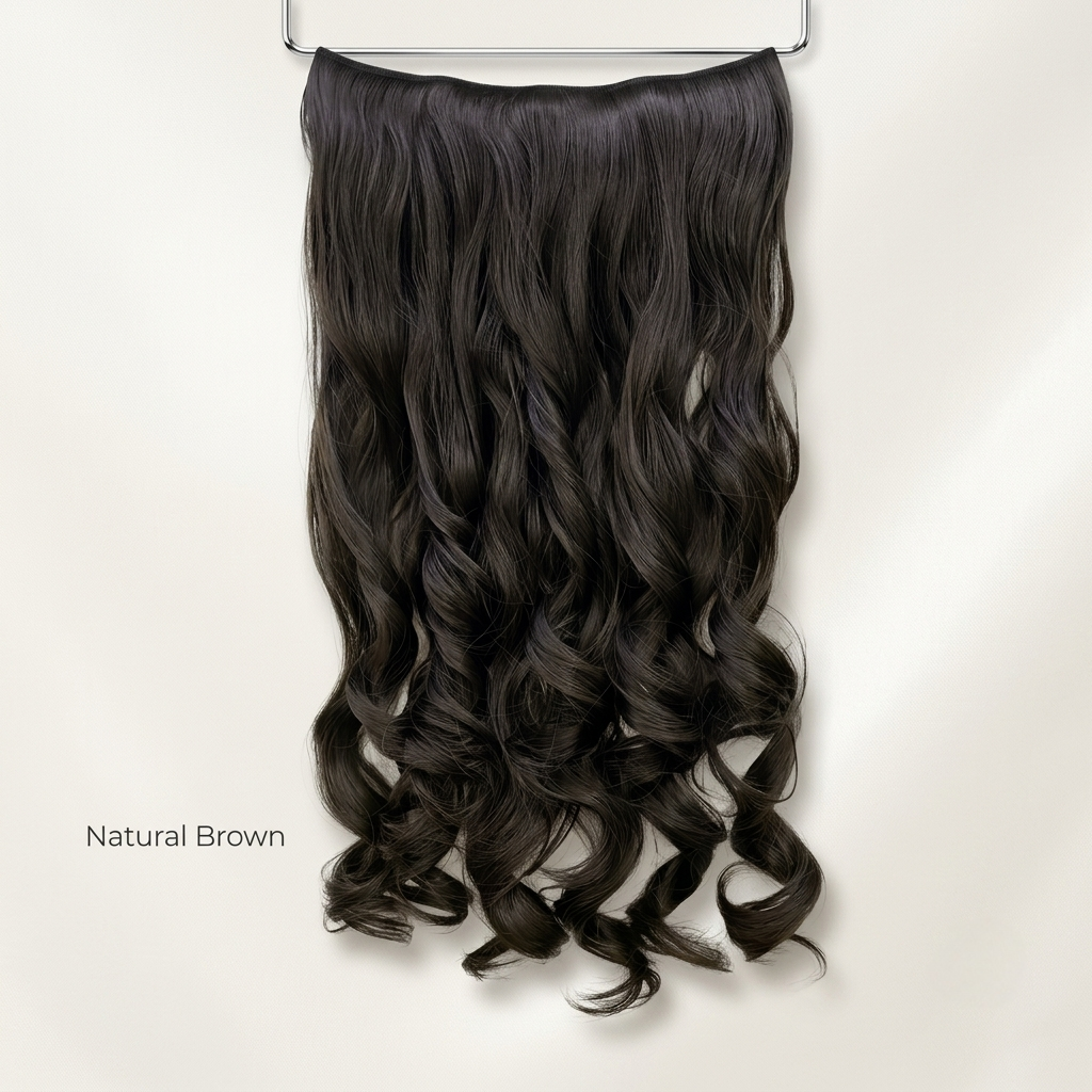 M800 LuxeWave 20" 5-Clip Natural-Blend Hair Extension