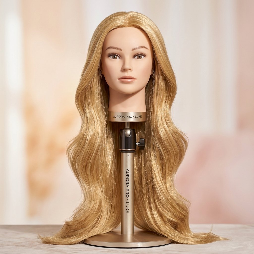 Mayur M 30-G Gold-Blonde Mannequin Head