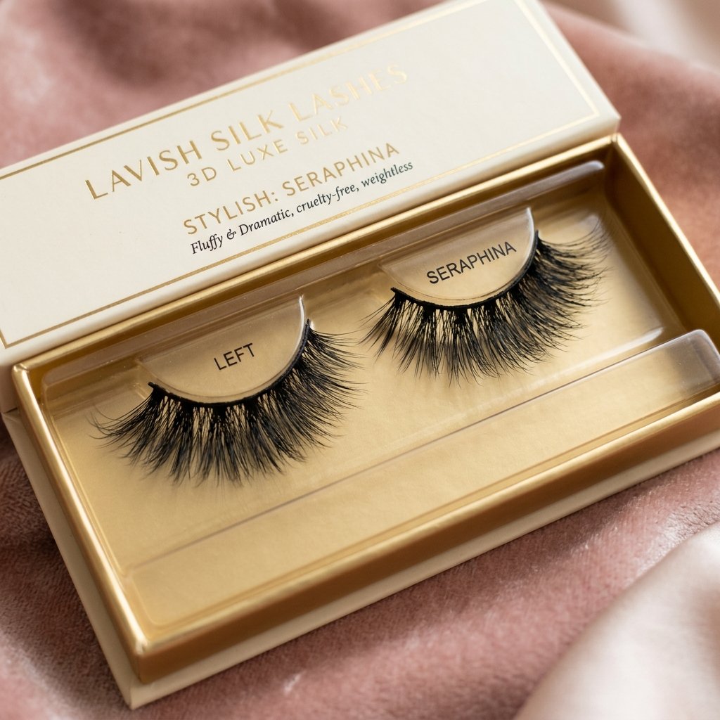 Invisible Clear Band 3D Silk Lashes