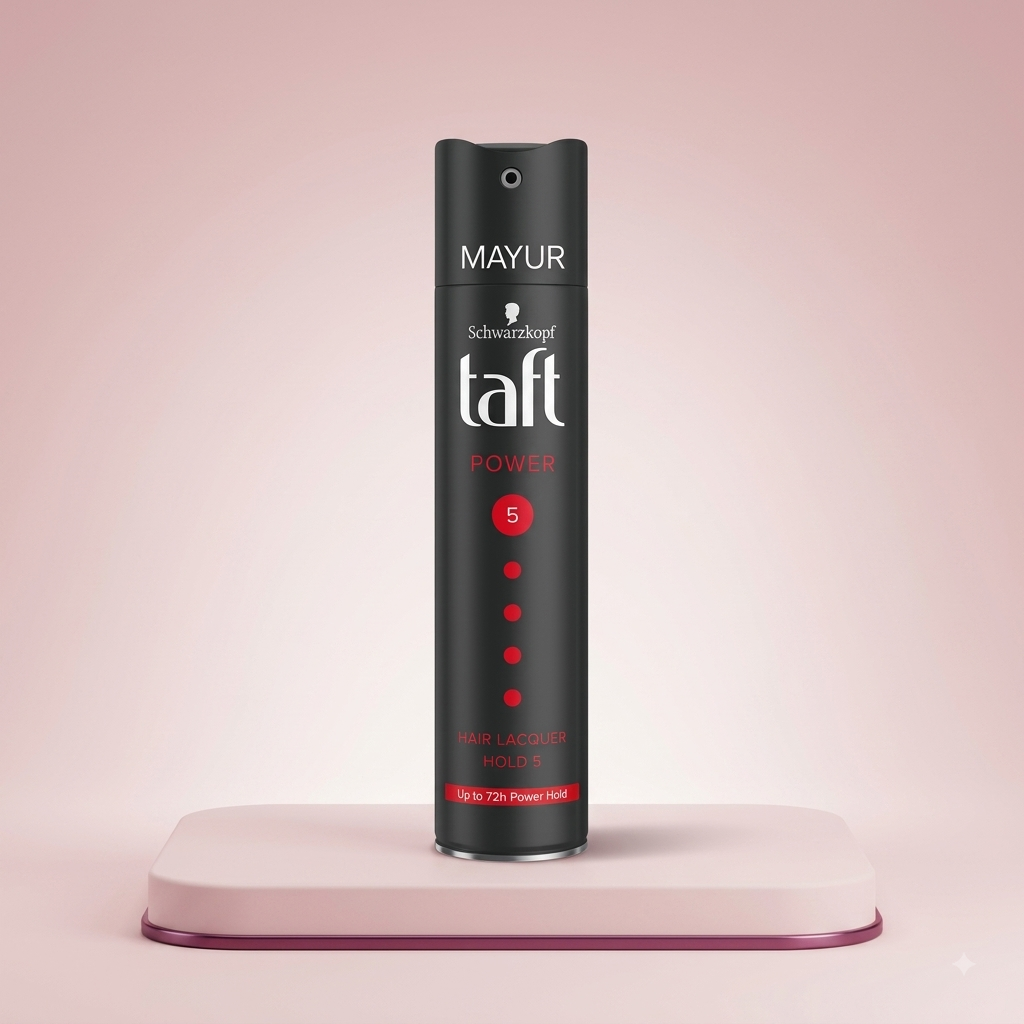 TAFT Power 5 Hair Spray With Caffeine Formula For Strengthening Hold 5, Upto 72 Hrs