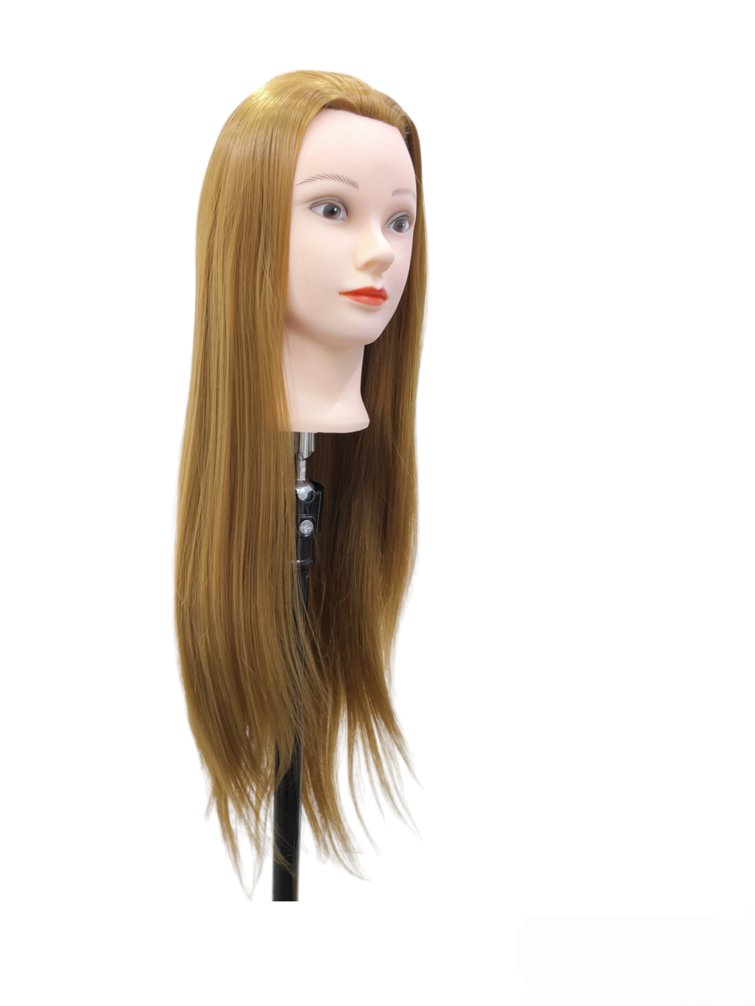 RIA – Professional Hair Cutting & Updo Styling Practice Mannequin Head (30 Inches Radiant Blonde Fiber Hair)