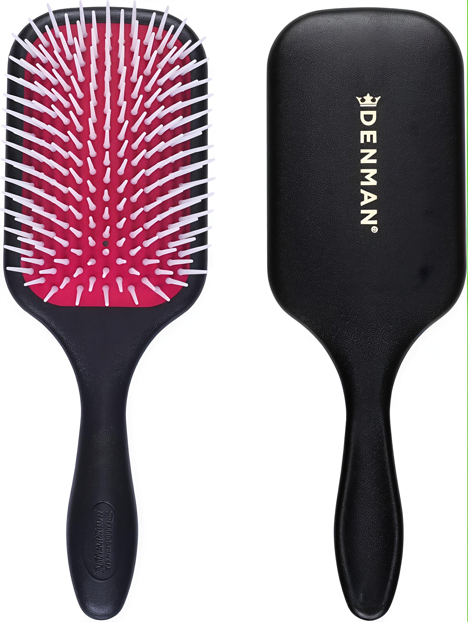 D38 Denman Mini Detangling & Styling Paddle Brush Paddle brush for gentle detangling, faster blow-drying and styling control on wet or dry hair